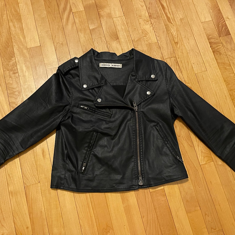 Rebecca minkoff leather jacket